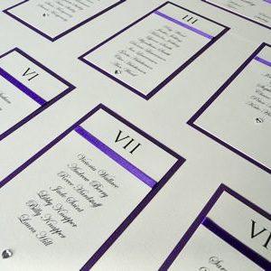 Roman Numeral themed Table Plan with any colourtheme