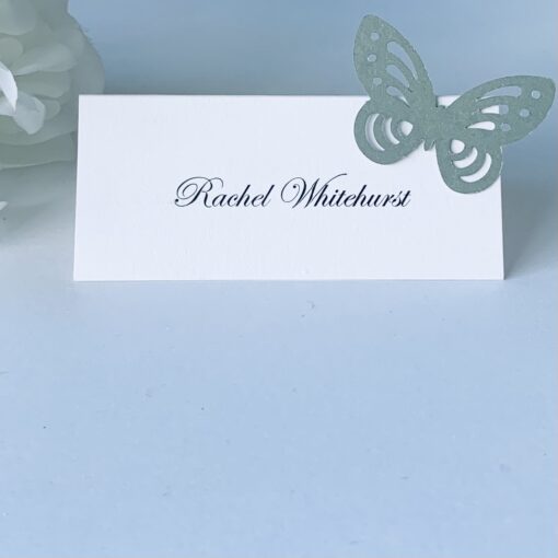 butterfly name place card