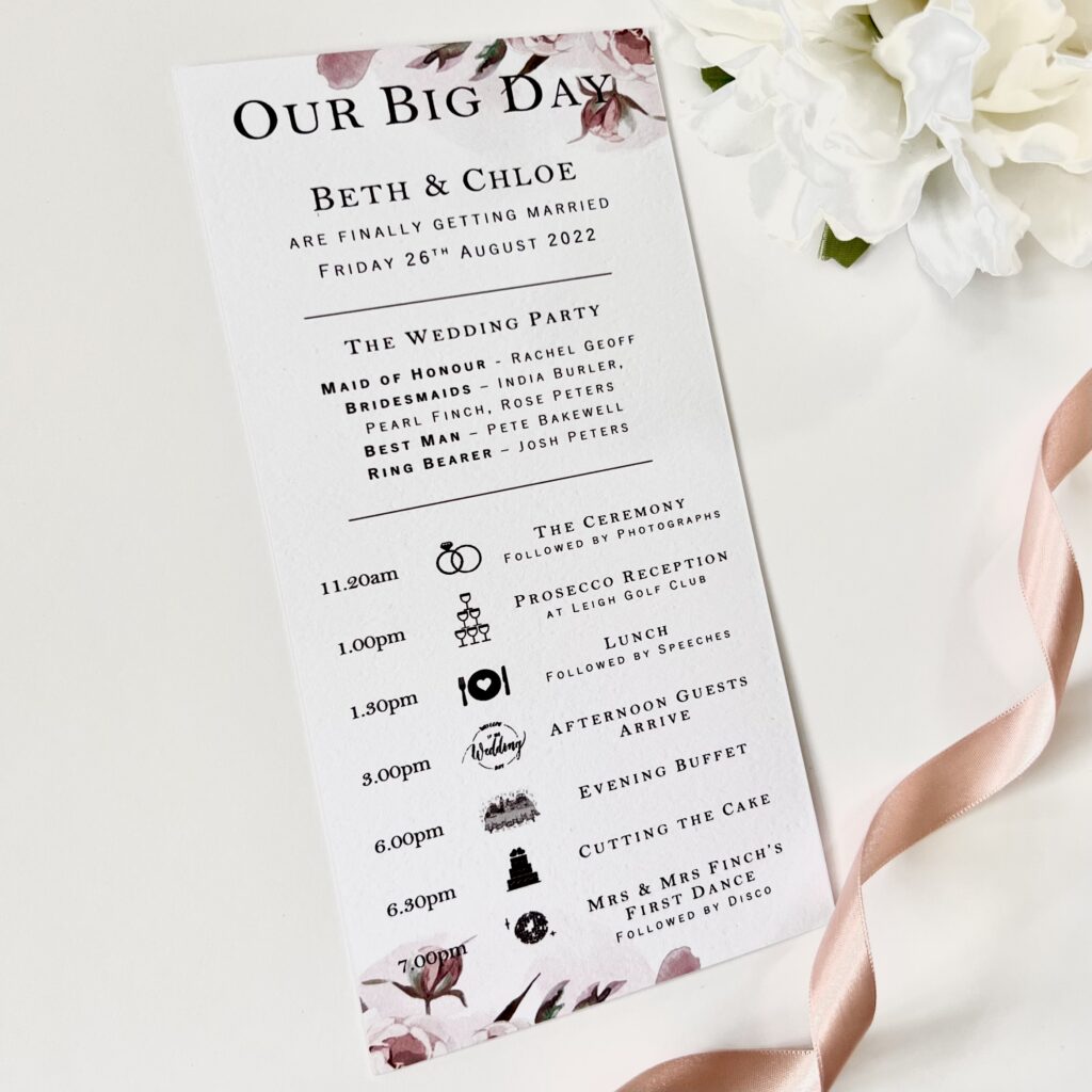 pretty-floral-order-of-the-day-card-i-do-designs