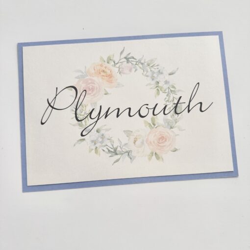 Vintage Roses Table Name Cards